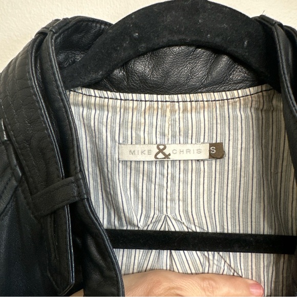 Mike and Chris leather jacket. Black. Women’s small - Picture 16 of 16